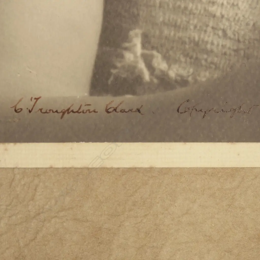 C. Troughton Clark (NZ 1890-1979) Māori Mother & Child carbonette print photograph, Image 1++